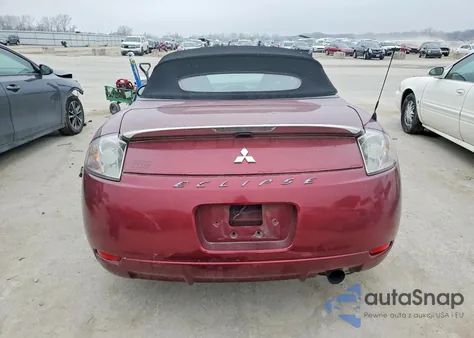 2007 Mitsubishi Eclipse Spyder Gs z USA, uszkodzony, nr VIN 4A3AL25F57E061455